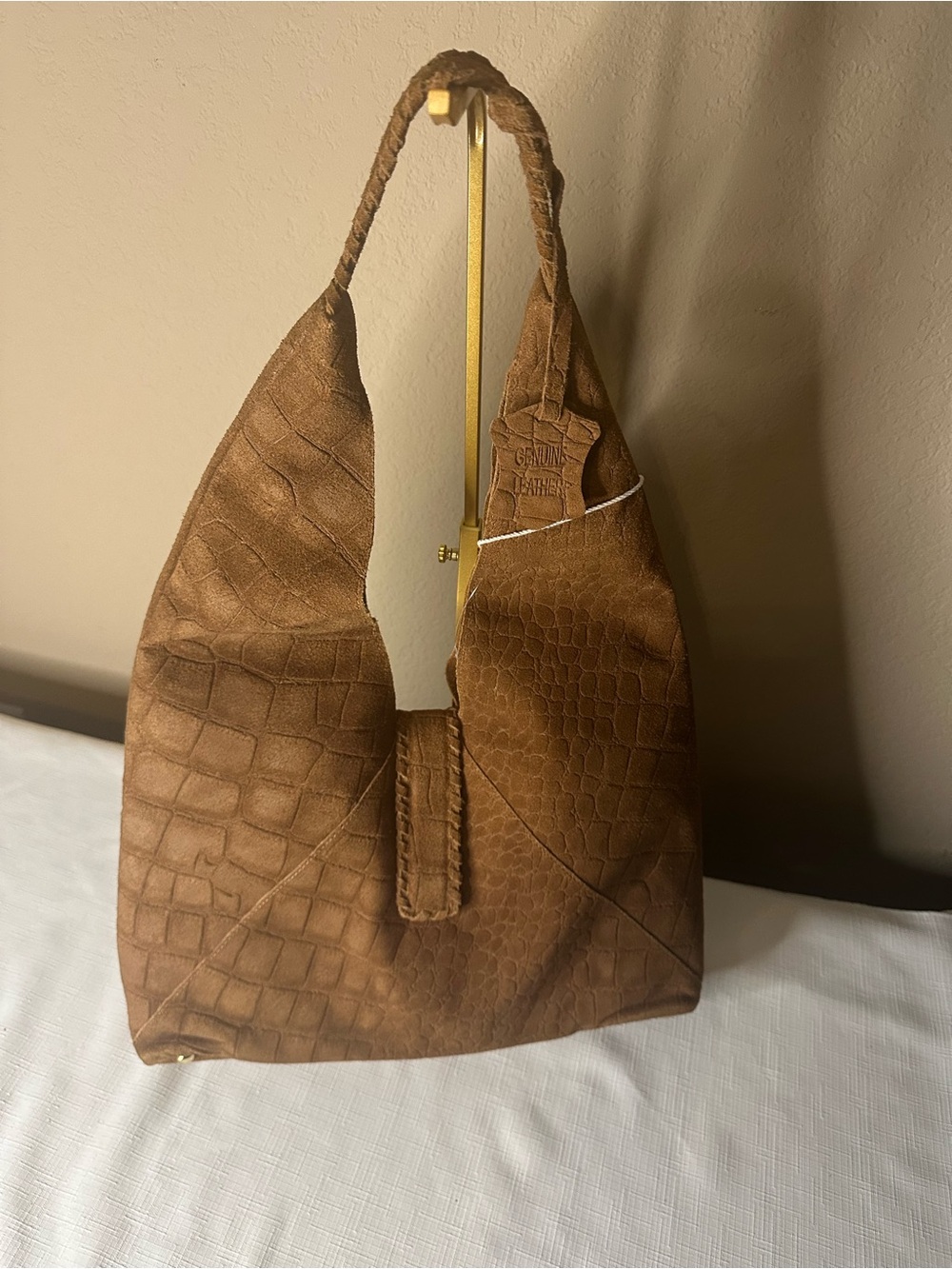 Haute Hippie Hobo Shoulder Bag in Cognac NWT - Picture 2 of 3
